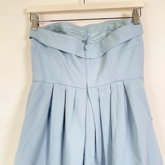 Anthropologie Light Blue Strapless Dress - Picture 5 of 10